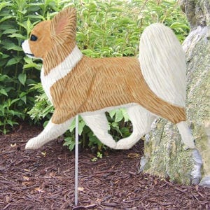 Chihuahua Statue (Long Haired): Dog Statues and Garden Statues