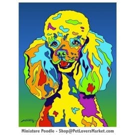 Poodle Art: Toy Poodle Pictures for Sale. Toy Poodle Painting by Michael Vistia.
