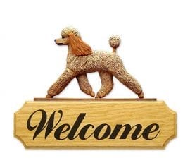 Welcome Sign: Poodle