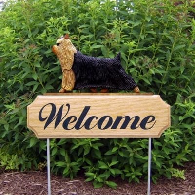 Welcome Garden Stake: Yorkshire Terrier