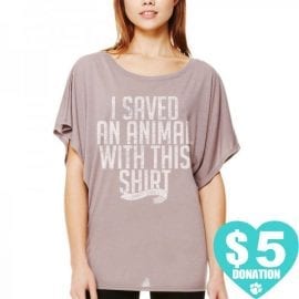 Animal Rescue T-Shirts - "I saved an animal with this shirt"