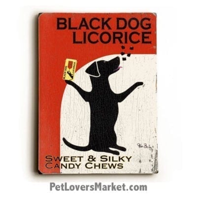 Vintage Ads: Black Dog Licorice / Black Dog Vintage.