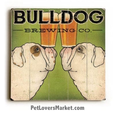 Bulldog Brewing: Vintage Beer Ads with Vintage Dogs