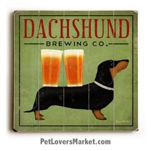 Dachshund Brewing Company: Vintage Beer Ads with Vintage Dogs.