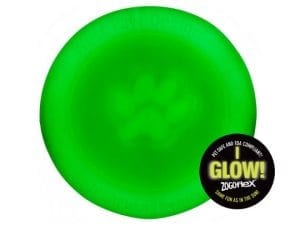 Dog Toy: Zisc Glow in the Dark Frisbee