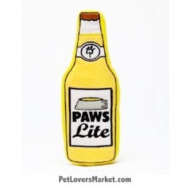 Dog Squeaky Toy: Paws Lite Beer PrideBites dog toy. Best dog toys.