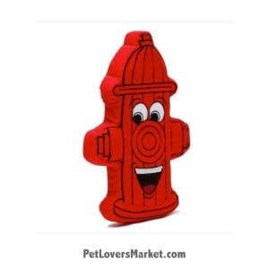 Dog Squeaky Toy: Fire Hydrant by PrideBites. 