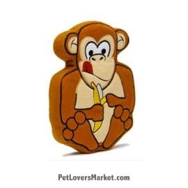 Dog Squeaky Toy: Marvin the Monkey PrideBite dog toy.