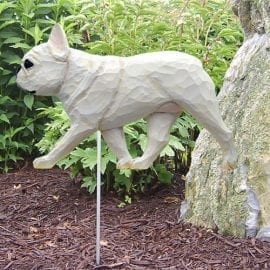 French Bulldog Statue (White)