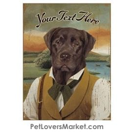 Brown Lab - Personalized Dog Gifts