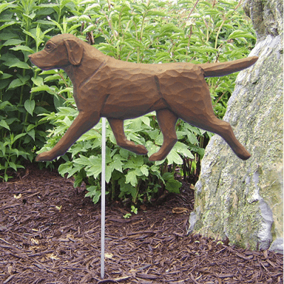 Labrador Statue / Chocolate Lab Statue. Dog Statues and Garden Statues