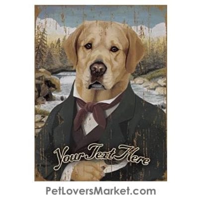 Yellow Labrador - Personalized Dog Gifts