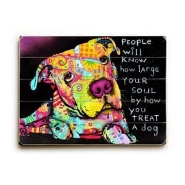 Dog Art with Dog Quotes (People)