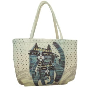 Together Forever Cat Tote by Albena (Bubble Bag) - Totes & Gifts for Cat Lovers