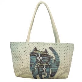 Together Forever Cat Tote by Albena (Square Bag) - Totes & Gifts for Cat Lovers