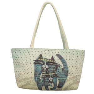 Together Forever Cat Tote by Albena (Square Bag) - Totes & Gifts for Cat Lovers