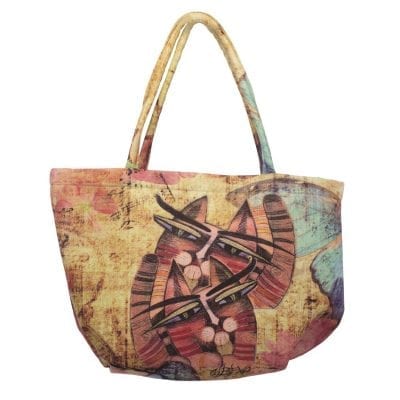 Totes by Albena - Unique Tote for Cat Lovers (Bubble Bag)