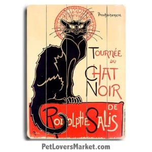 Chat Noir - Vintage Art. Vintage ads, vintage signs, cat art.
