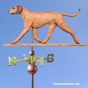 Weathervanes: Rhodesian Ridgeback Dog Weathervane for Roof and Garden Decor. Weathervane made in USA. Gifts for Dog Lovers. Michael Park Woodcarver.
